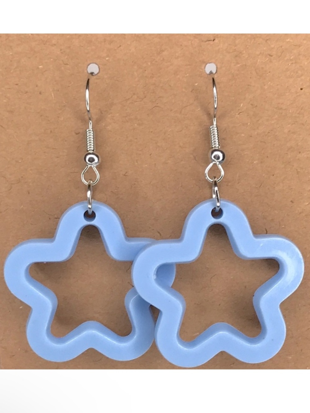 Blue Star-Shaped Earrings Fashion Jewelry